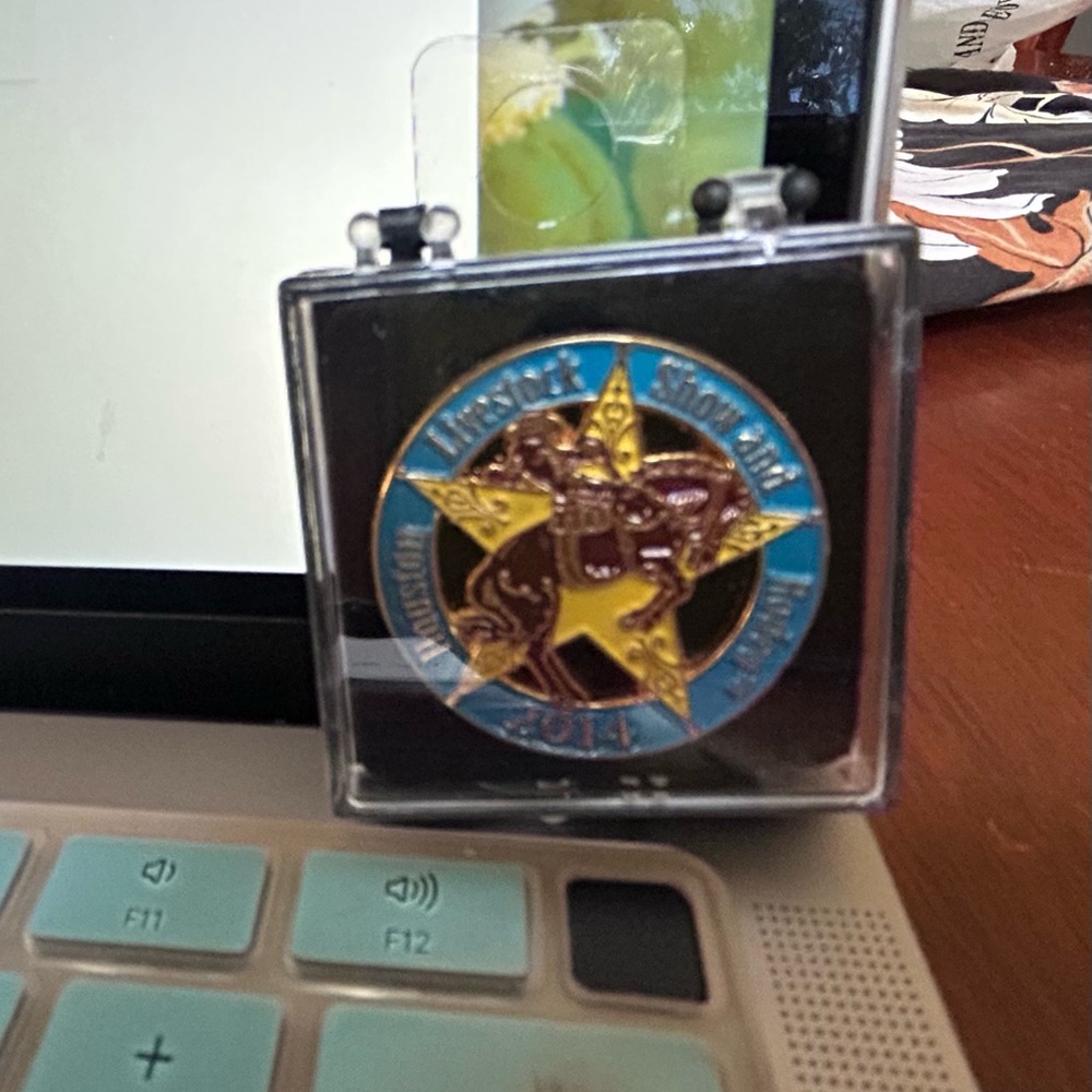 Rare Houston Livestock Show and Rodeo 2014 Pin